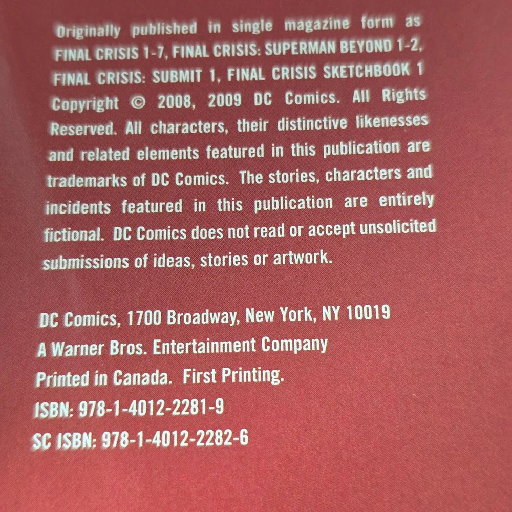 DC Comics final crisis
